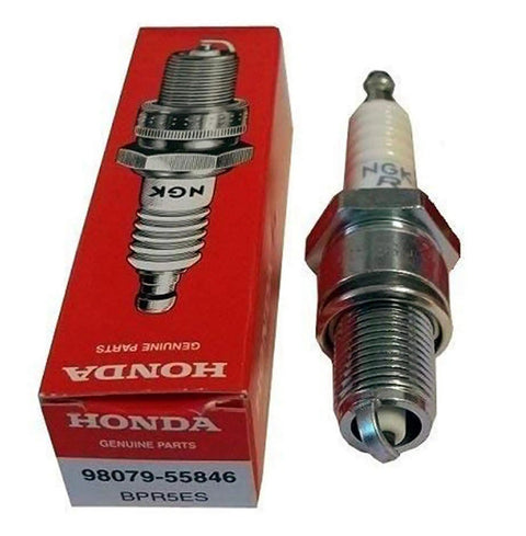 Honda Spark Plug BPR5ES 98079-55846 OEM Replacement Replaces 98079-55876 in retail packaging from Japan