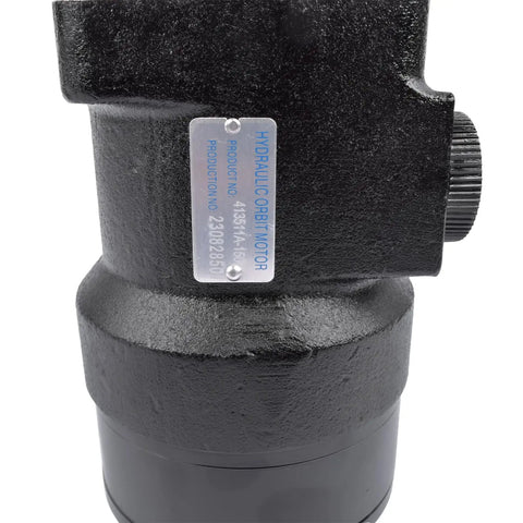 Beefed-Up Hydraulic Motor Replacement For Eaton Char-Lynn H Series 4 Bolt Mount 101-1004-009 side view with label