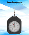 Dial Tension Gauge Pro-Grade With Dual Needle Dynamometer, 50g Peak Hold Tensiometer For Relay Switches, Spring Pressure And Tensile Testing, Durable Alloy Construction, Easy Peak Readings For Lab Or Shop, front view