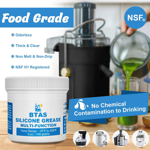 Silicone Grease For Plumbers And Pool Equipment O Ring Lubricant Rubber Gasket Sealant Food Grade 5 Oz jar, kitchen background