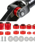 Premium Polyurethane Body Mount Bushing Kit For 1980 1998 Ford F150 F250 F350 2WD 4WD Cab Mounts Red Restores Alignment And Rigidity