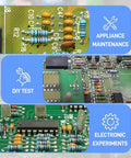 600 Piece Ceramic Capacitor Kit With 30 Values, 10pF To 10uF, 50V, 10 Percent Tolerance for DIY Projects and PCB Repairs