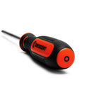 4 Piece Square Screwdriver Set With Tri Lobed Dual Material Handles, Precision Machined Tips, Oil And Solvent Resistant Grips