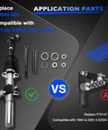 TXT PDS Front King Pin Tube Bushing Repair Kit for Gas or Electric Golf Carts, component comparison vs old model