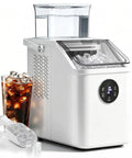 Top Tier Countertop Ice Cube Maker Delivers Legit Square Ice In Mere Minutes While Pulling 26 Pounds Per Day So You Can Keep Every Sip Ice Cold And Flavor Intact During Weekend Hangouts Or Family Gatherings with glass of cola.