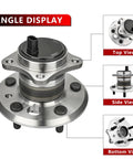 Rear Wheel Hub Bearing Assembly Pair For Toyota Avalon 2005-2012, Camry 2002-2011, ES300 2002-2003, OE fit angle views