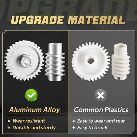 Beefed Up Aluminum Drive Gear Kit for Garage Door Openers CNC Machined for Ultra Smooth Operation Replaces 41A2817 41C4220