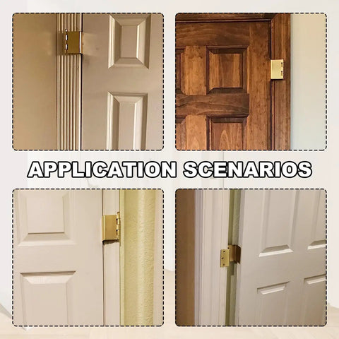 No Sweat Swing Clear Offset Door Hinges Adding Two Inches Of Sweet Clearance To Tight Doorways Bright Copper Finish Barrier Free Setup For Wheelchair Access And Smart Home Upgrades Pair