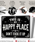 Hella Funny Sarcasm Metal Yard Sign Rust Proof Wall Art For Barn Farmhouse Kitchen Bar Man Cave Hilarious Housewarming Gift For Dude And Gal 12 X 8 Inch Indoor Cool Yard Decor displaying a black aluminum sign with sarcastic text.