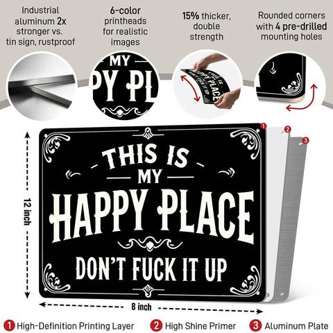 Hella Funny Sarcasm Metal Yard Sign Rust Proof Wall Art For Barn Farmhouse Kitchen Bar Man Cave Hilarious Housewarming Gift For Dude And Gal 12 X 8 Inch Indoor Cool Yard Decor displaying a black aluminum sign with sarcastic text.