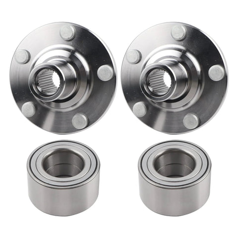Front Wheel Hub Bearing Assembly Bolt-On For Toyota Highlander Camry Solara AWD Fit 2001-2005 Highlander 3.0L 3.3L