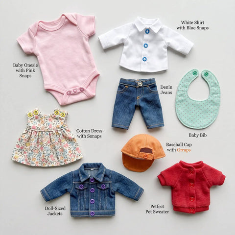 Solid 100 Set Snap Button Kit With Heavy Duty Pliers For No Sweat Clothing Repairs And DIY Crafts Rust Resistant Metal Fasteners 9.5 Mm Size textile pieces including baby onesie, shirts, jeans, dresses, bib.