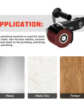 Beast Metal Burnishing And Polishing Machine With Four Burnishing Wheels Electric Sander for various surfaces with applications