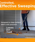Rocket Cordless Air Broom For Indoor And Outdoor Cleaning Lightweight Rechargeable Power Blower With Adjustable Pole