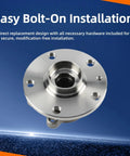 Front Wheel Bearing Hub Assembly Five Lug With ABS Compatible With Audi TT Quattro 2008 2015 A3 2009 2013 Q3 2015 2018 Tiguan