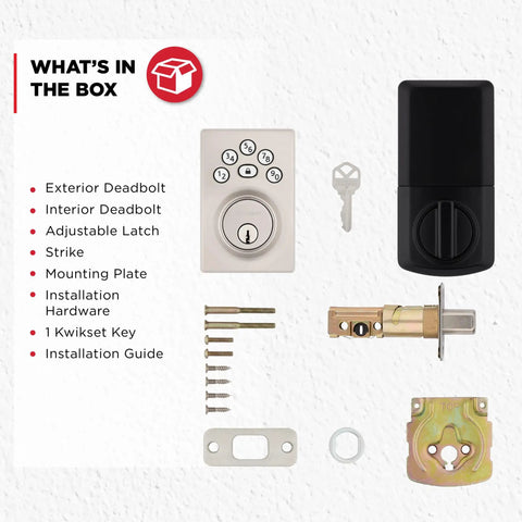 Keep Your Home Secured Tight With This Top Notch Keyless Deadbolt Featuring Five Button Keypad And Satin Nickel Finish For No Sweat Code Setup And Smooth Auto Locking Performance