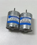 Built Tough Rk370 Dc Motor 6V 12V 24V 6000 8500Rpm High Speed Strong Magnetic Electric Machinery Component For Knockout Performance And Smooth Rotating Operation with dual motors.
