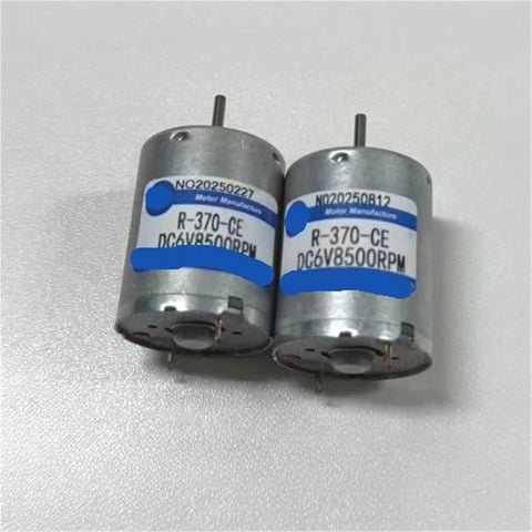 Built Tough Rk370 Dc Motor 6V 12V 24V 6000 8500Rpm High Speed Strong Magnetic Electric Machinery Component For Knockout Performance And Smooth Rotating Operation with dual motors.