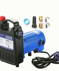 Heavy Duty One Half HP Cast Iron Water Transfer Pump 120V 1560 GPH with suction strainer and brass connectors