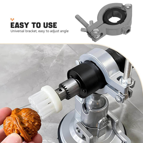 Rotatable Aluminum Mini Bench Vise Clamp With Table Clamp For Rotary Tools, Woodworking Fixture holding an object securely