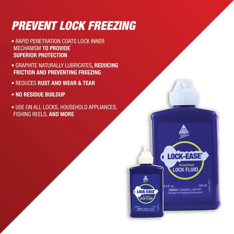 Graphite Powder Enhanced Lock Lubricant Stick LE4 Lock Ease 3.4 Oz For Master Locks Padlocks And Home Improvement Projects