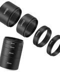 Extension Tube Kit With M48x0.75 Threads On Both Sides For Astrophotography, Includes 8mm 10mm 20mm 30mm Spacers