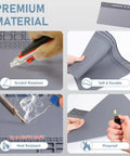 Magnetic Silicone Soldering Mat For Electronics Repair, Heat Resistant Work Pad with features like scratch resistance, durability