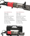 CUTPOIY Hydraulic Steel Tube Bender, 220V Electric Rebar Bending Machine, showing 16mm and 22mm models with specifications.