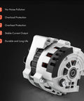 Reliable 12V 105Amp Alternator Swap In Ready With 6 Groove Pulley For Chevy S10 S10 Blazer Astro Lumina GMC Sonoma Safari Rear View