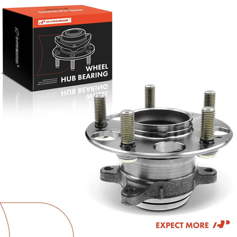 Rear Wheel Bearing And Hub Assembly 5 Lug Compatible With Honda Civic 2012 1.8L L4 DX GX LX HF Premium High Load Capacity