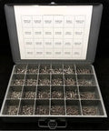 All Purpose Socket Head Cap Screws Kit 18-8 Stainless Steel Allen Bolts Assortment Set open case view