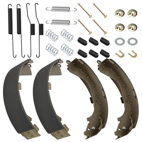 Chevrolet Silverado 1500 And GMC Sierra 1500 Rear Parking Brake Shoes Kit With Adjuster And Return Springs For 2008 2013 OEM Fit