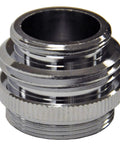 Garden Hose Adapter Three Quarter Inch Quick Connect For Male To Female Faucets Chrome Plated Brass Construction Durable