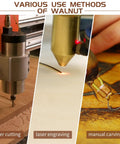 Solid Choice Mahogany Plywood Sheets 12 Pack 12 X 18 X One Eighth Inch Flat Unfinished Wood Boards For Laser Engraving And Craft Jobs With Smooth As Silk Surface and Dead On Dimensional Specs showcasing laser cutting, engraving, and manual carving techniques.