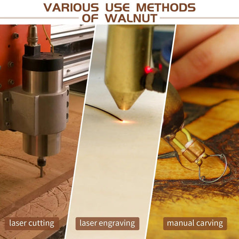 Solid Choice Mahogany Plywood Sheets 12 Pack 12 X 18 X One Eighth Inch Flat Unfinished Wood Boards For Laser Engraving And Craft Jobs With Smooth As Silk Surface and Dead On Dimensional Specs showcasing laser cutting, engraving, and manual carving techniques.