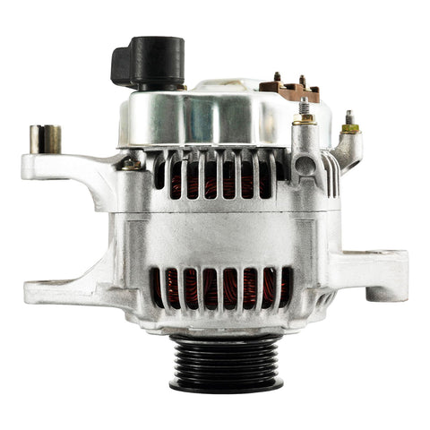 Jeep Compatible 12V 90Amp Alternator With 6-Groove Pulley And Clockwise Rotation For 1991-1998 Wrangler Cherokee Grand Cherokee And Dakota Builds, High Output Replacement, Fits 12V 90Amp, OE Style, Replaces 13341N 56005685AB 13442