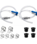 Two Pack Brake Bleeder Hose Kit For Cars And Motorcycles One Person Brake Fluid Bleeder Hose With One Way Valve No Mess Easy Setup