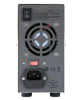 Rear view of Variable DC Power Supply For Bench Use With 32V 6A Output OVP OCP OTP Protection showing fan and AC selector