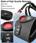 Plug And Play Start Stop VTS Switch Housing With Two Switches For SeaDoo SP SPX GSI GSX GSX LTD XP Boat Models Replacement 277000877 277000497 278000427 278000501 278001115 One Touch Control Button Assembly showing red start-stop button and VTS controls.