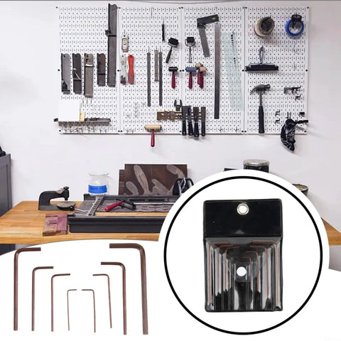 8pcs Mini Hex Key Wrench Set For Phone And Watch Repair 0.7 To 4mm High Hardness Alloy Steel L Shape Allen Keys In Brown Color Super Handy Kit close-up in case