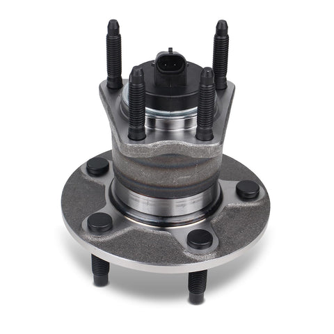 Rear Wheel Bearing And Hub Assembly 512285 For Chevy Cobalt HHR Malibu Pontiac G6 Saturn Aura 5 Lug Wheel Hub Assembly With ABS System And Flange Offset OEM Quality Replacement Part, front view
