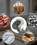 Pneumatic Cut Off Tool With 6 Pcs 3 Inch Die Grinder Cut Off Wheels Metal Sheet Cutter Durable Aluminum Body Anti Oxidation Build Safety Switch Fast Clean Cuts For Auto Shop And DIY Projects cutting various materials like wood, copper, and tile