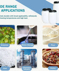 White HDPE Water Storage Barrel With Latch Ring Lid for food, water, enzymes, urea, chemicals, grains, flour applications