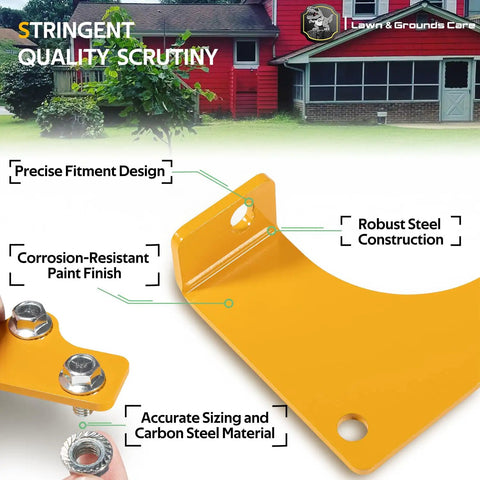Upgraded 125255 Hydro Transmission Brackets Kit With Beefed Up Brackets And Hardware For Zero Turn Mowers Includes 552564 552565 552566 552567 OE Replacement Service Kit That Improves Belt Stability And Durability