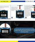 Electronic Z Axis Zero Setter Pro Grade Digital Height Pre Setter For CNC Lathe, Milling Machine, Drilling Machine, blue aluminum body with LCD readout