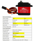 TD8135MG 360 Degree Continuous Rotation Servo With Full Metal Gear High Voltage Digital Servo Delivering Beefy 35Kg Cm Torque