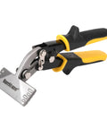 Offset hand seamer for roofing with 3-inch jaw, designed for precise sheet metal bends, featuring ergonomic handle for safe and efficient use.