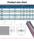 Product size chart and diagram for 2 Inch NPT Air Compressor Muffler Exhaust Silencer For Dryers And Compressed Air Equipment, Cuts Noise For Quiet Operation, Single Chamber, 145 PSI Rating, Replacement Part For Industrial Systems