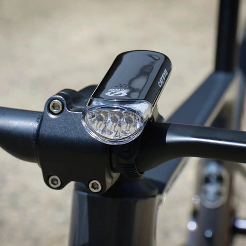 Be Seen Night After Night With This Bright 3 LED Bike Headlight Featuring OptiCube Lens Tech Easy Setup FlexTight Mount Multiple Lighting Modes Battery Powered Up To 320 Hours Runtime Built For City And Trail Rides