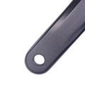 Close-up of Universal Left Crank Arm For Bikes, 152mm 170mm 175mm, Square Hole, Fits 9/16 In Pedals, Sturdy Forged Alloy 6061 hole detail